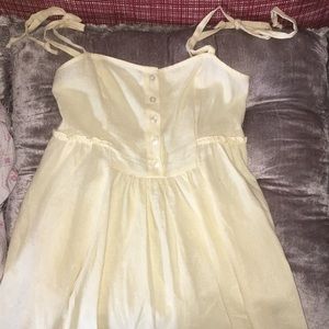 Linen mini dress